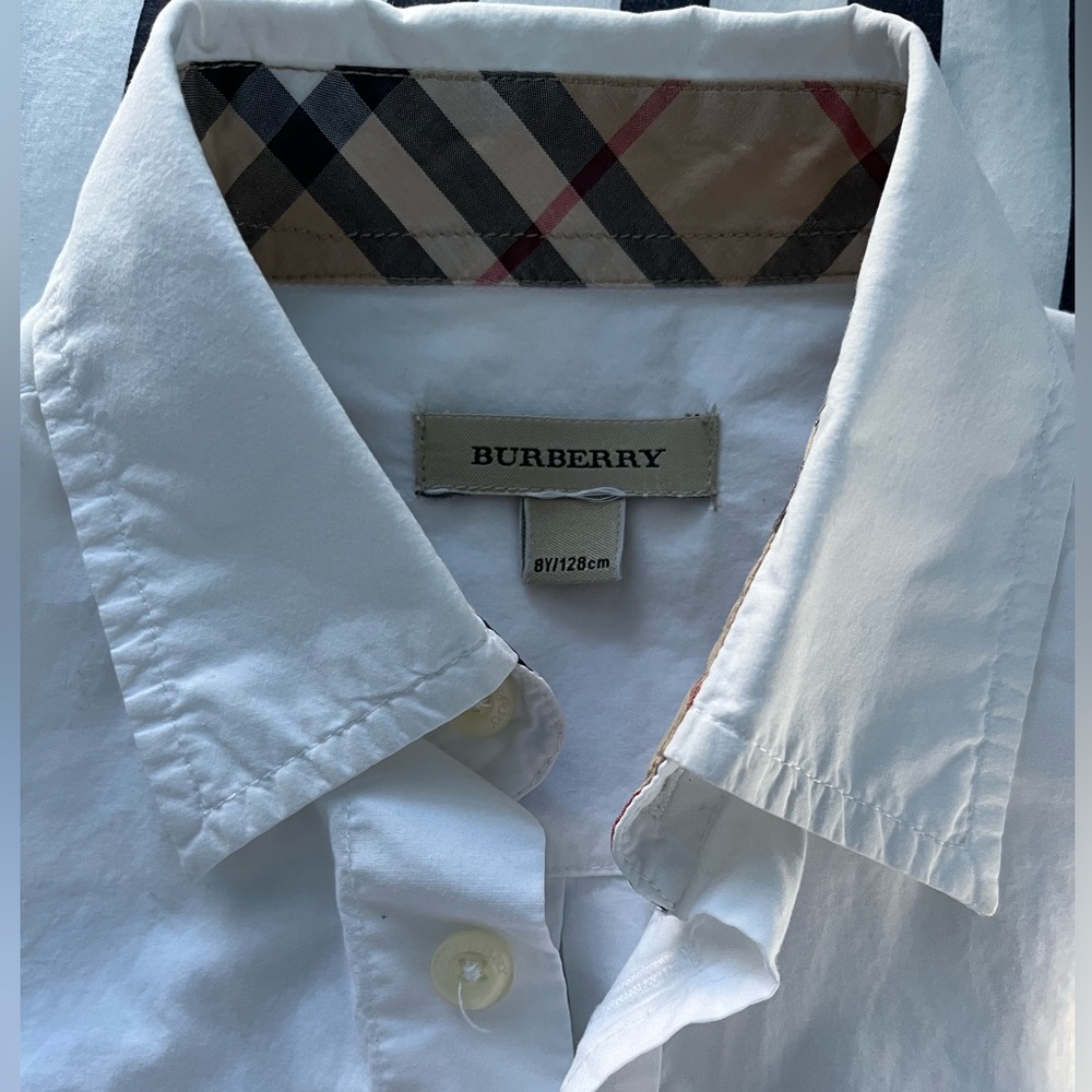 Burberry Boy’s button down shirt.
